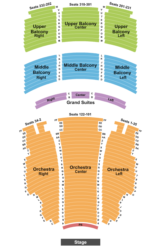 Hippodrome Theatre At The France-Merrick PAC Death Becomes Her Seating Chart